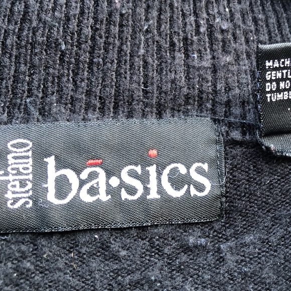 Stefano Basics soft black turtleneck sweater - Picture 3 of 4
